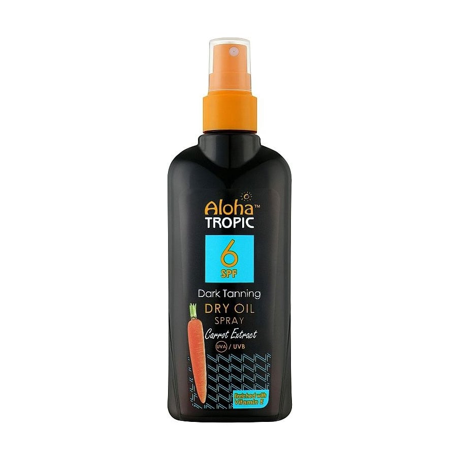 Олія для засмаги тіла Madis Aloha Tropic Dark Tanning Dry Oil SPF 6, 200 мл